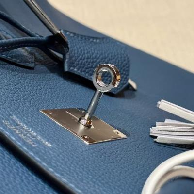 wholesale quality hermes birkin 40 togo blue agate phw